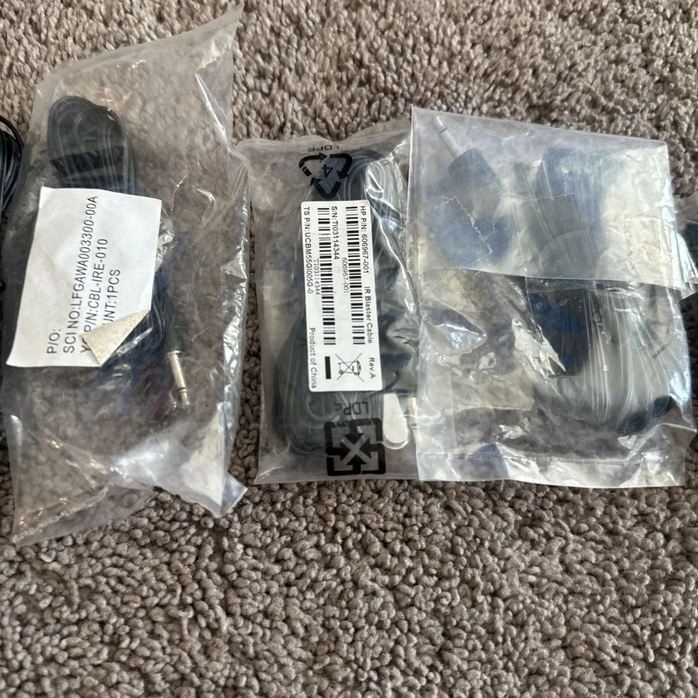 8 External Infrared (IR) Blaster Cables Lot + Extra Cords With One Or The Other
